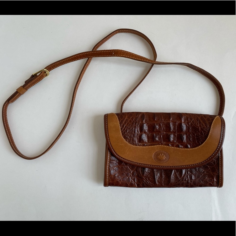 Brahmin Leather Adjustable Crossbody Bag